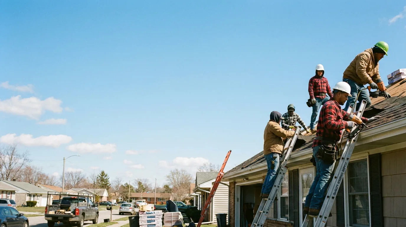 Roofing in Brookston, IN near me